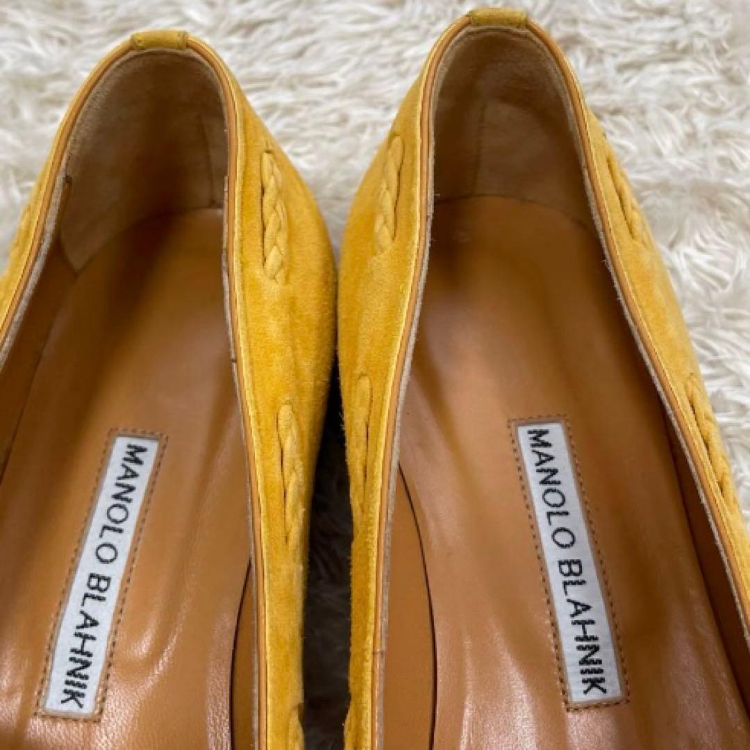 マノロブラニク ローファー パンプス　スエード　38