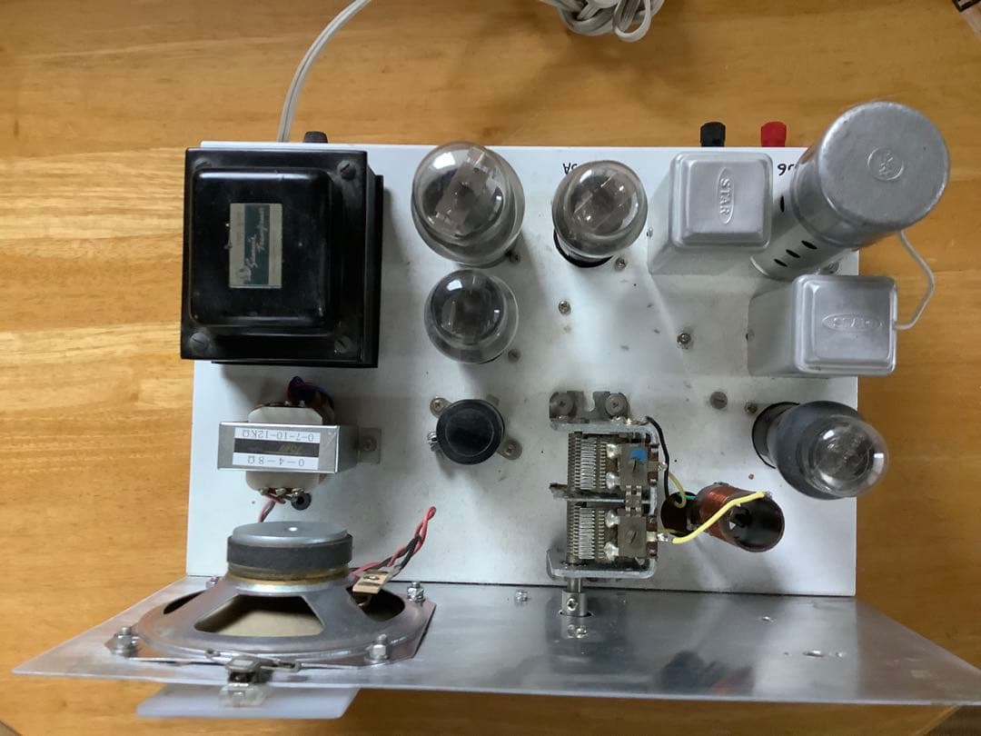 5球　AM真空管ラジオ