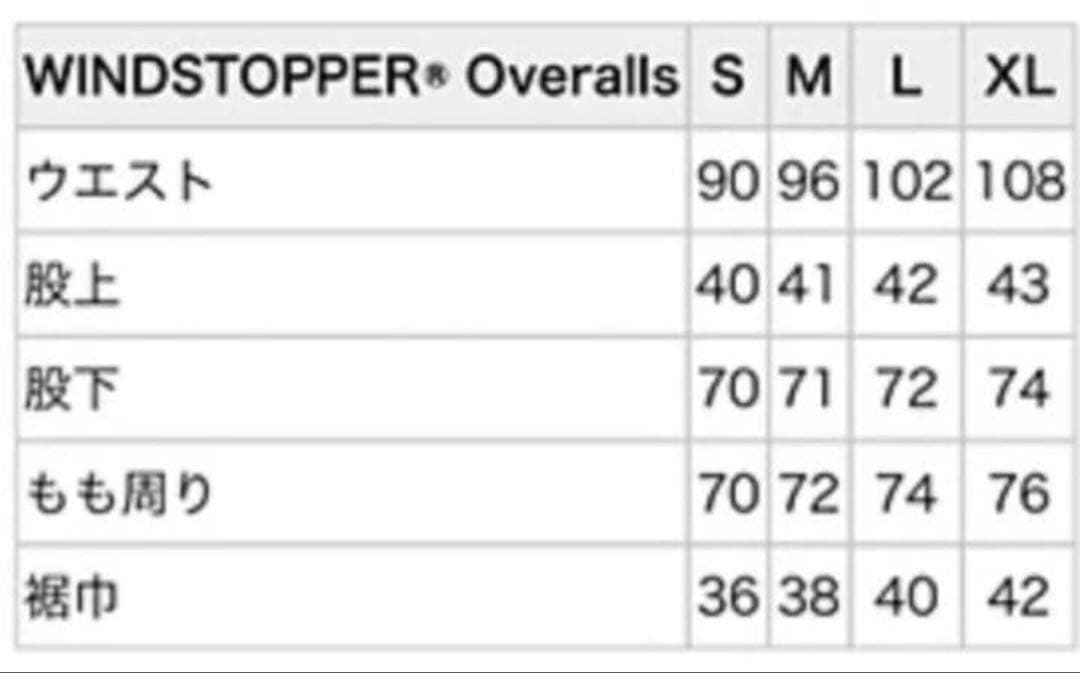Supreme WINDSTOPPEROverallsオーバーオール