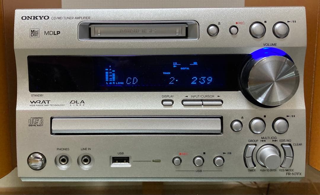ONKYO FR-N7NX CD/MDコンポ・N7TXスピーカー