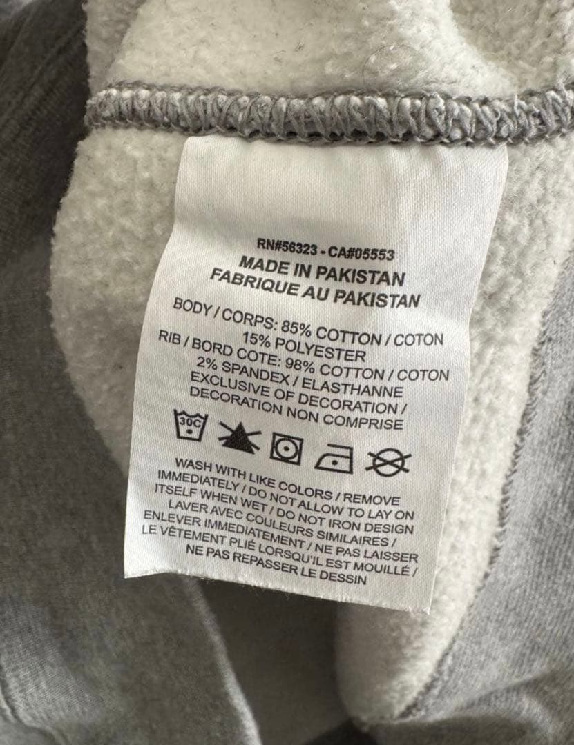 Nike x Stussy スウェット　グレー　L ナイキ　ステューシー