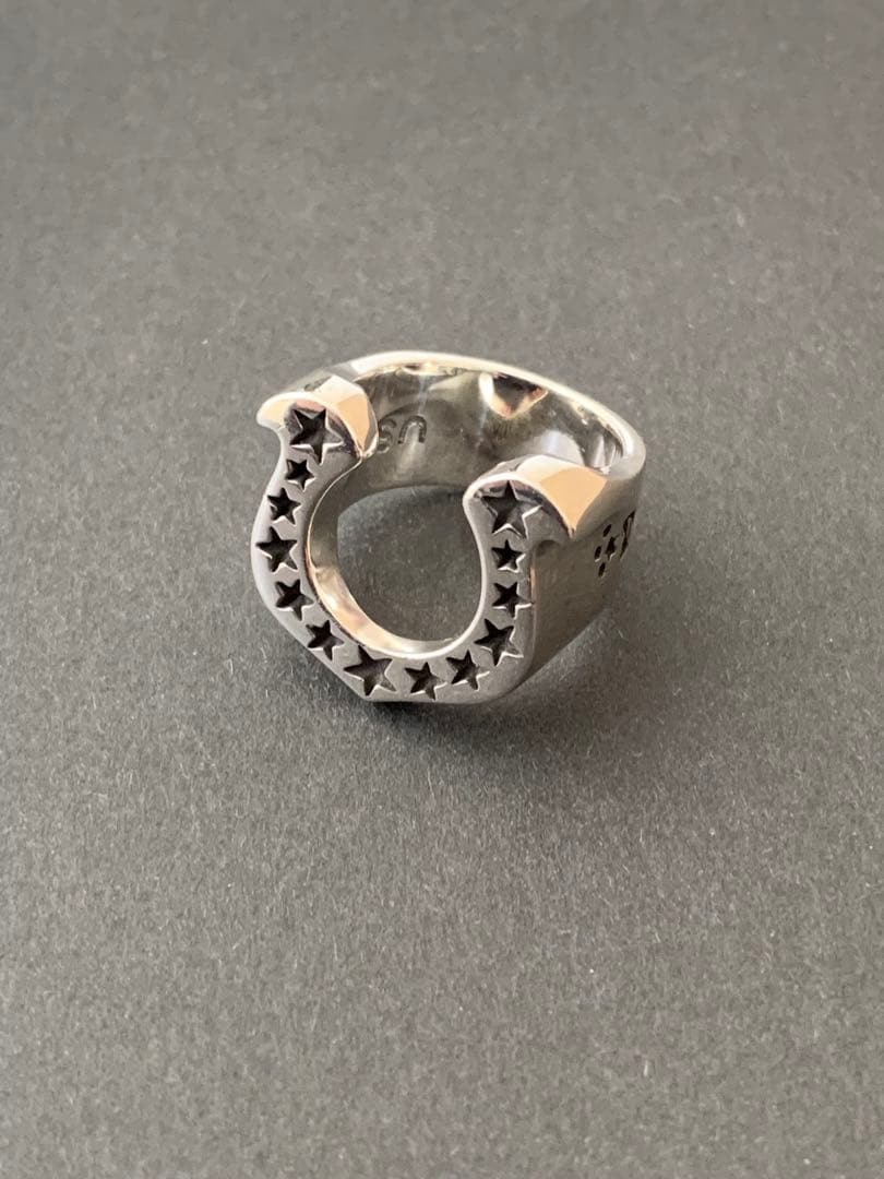 馬蹄　ホースシューリング　シルバー　16〜17号