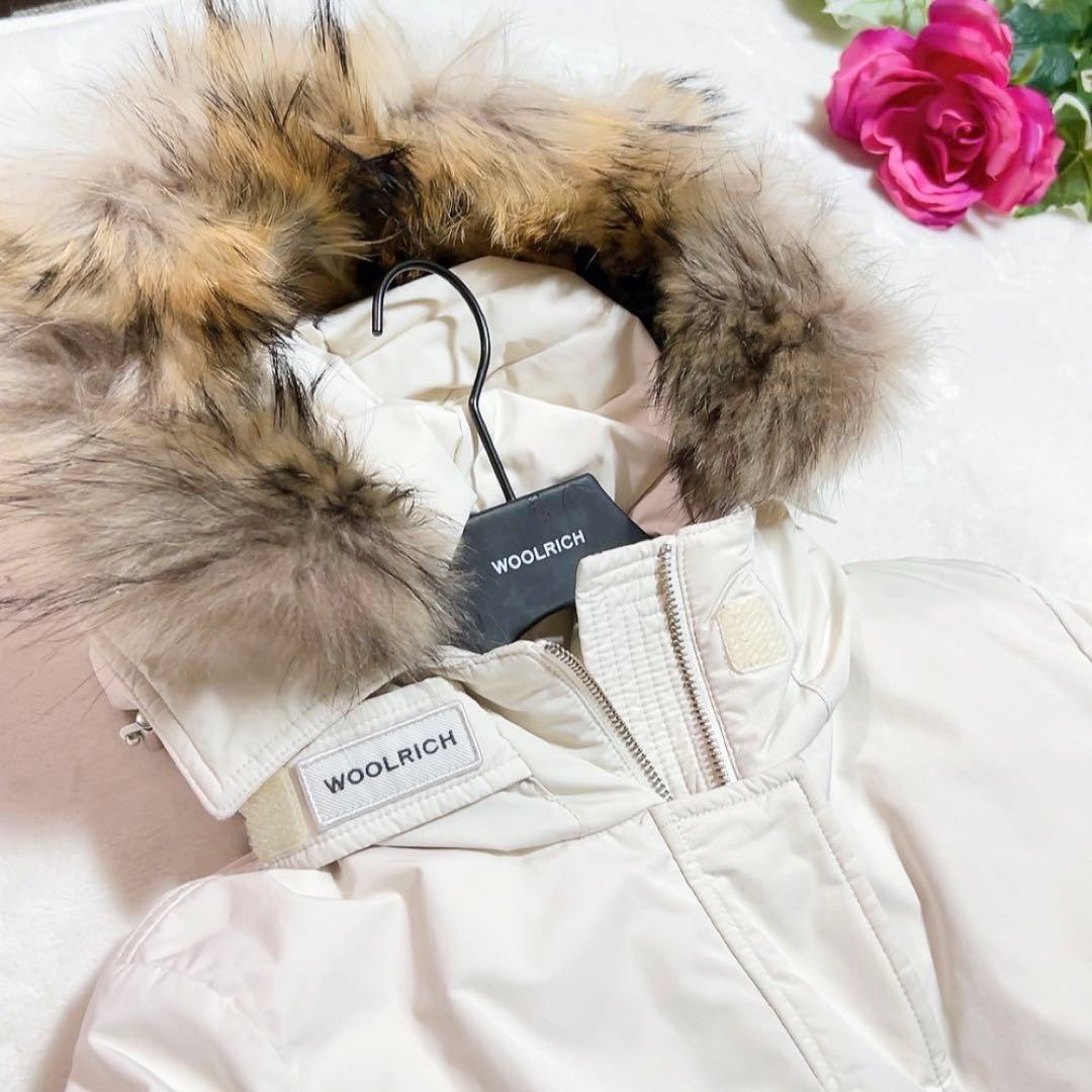 未使用級美品✨　ウールリッチ　ダウンジャケット　リュクス　ボンバー　ホワイト