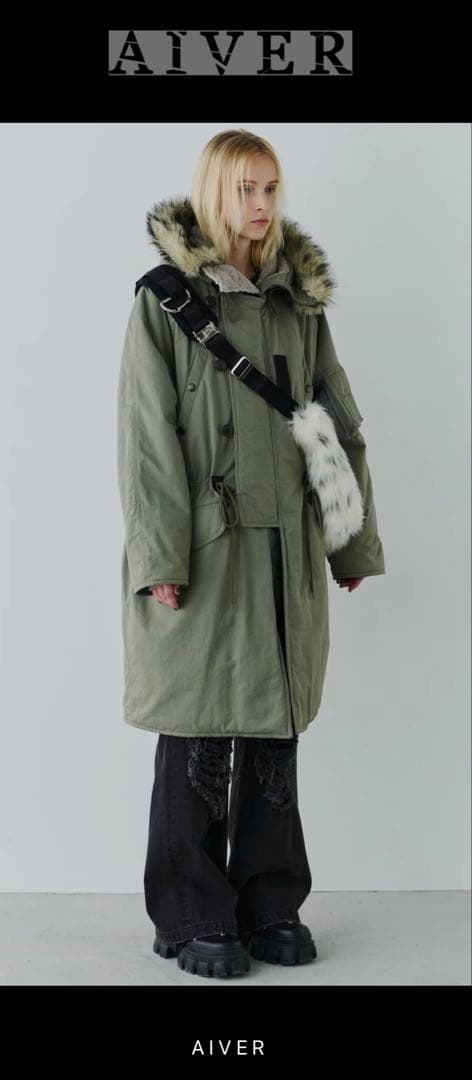 Aちゃん⭐️即完売品⭐️AIVER アイバー N-3 フライトコート