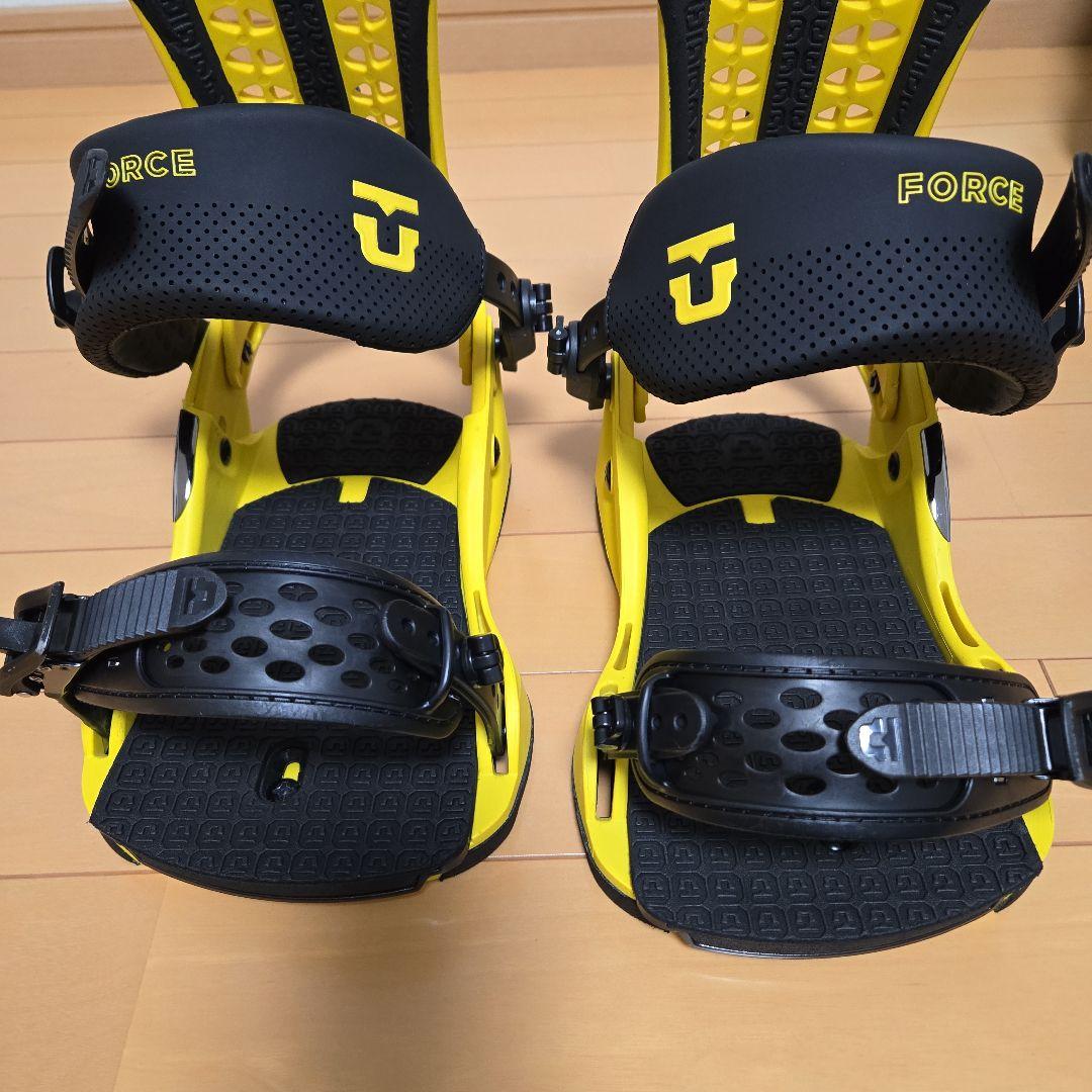 UNION FORCE スノーボード ビンディング イエロー/ブラック
