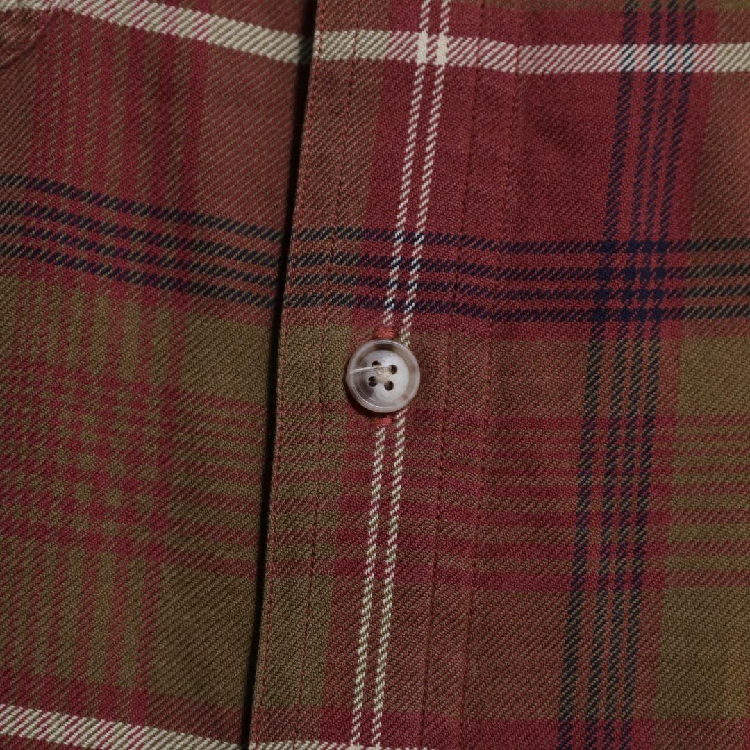 WILLIS&GEGEIGEER シャツ 長袖 90s バーガンディー 美品