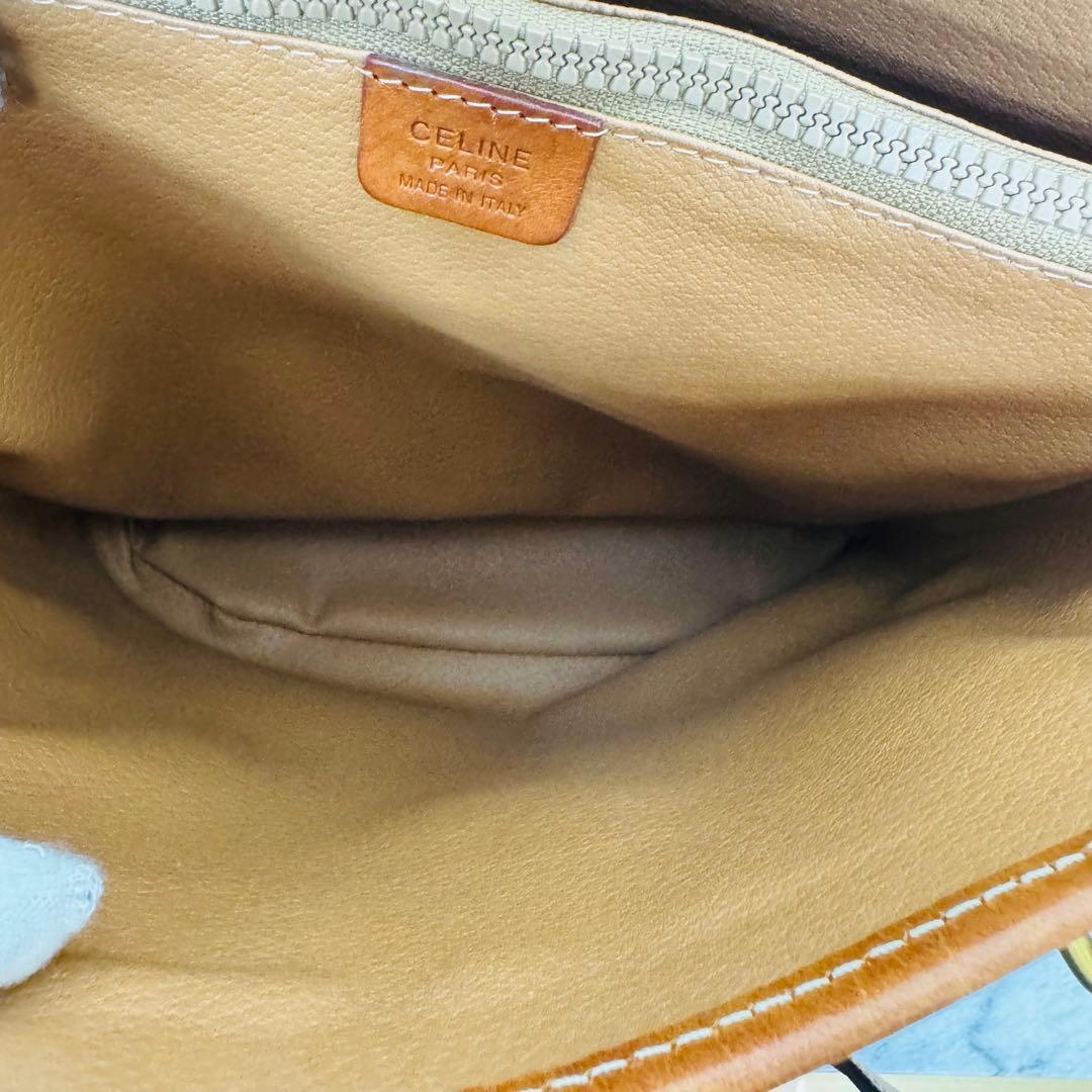 ✨CELINE✨セリーヌ✨マカダム柄✨レザー✨ブラウン✨トートバッグ✨