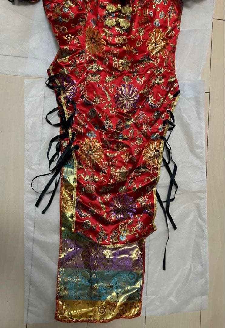 牡*丹様 レディローズディープスリットチャイナ　シスルコラボ マリームーン 10