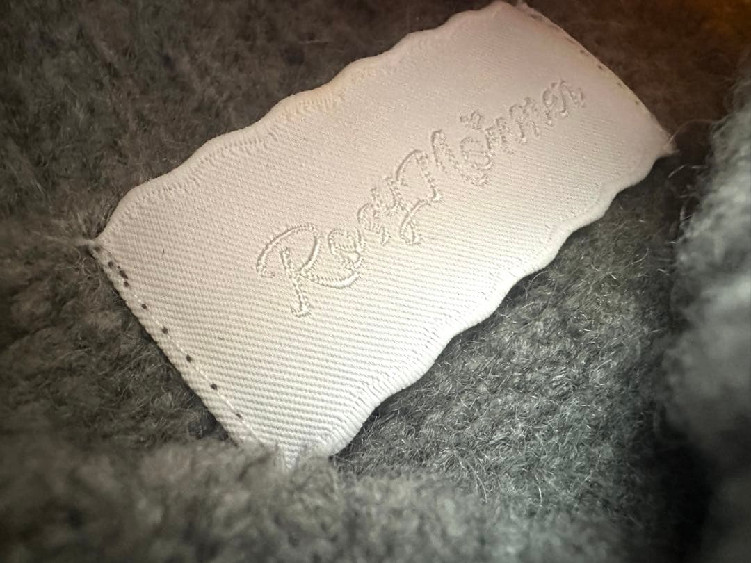 完売⭐︎Rosy Monster バイカラーショルダーボタンニット