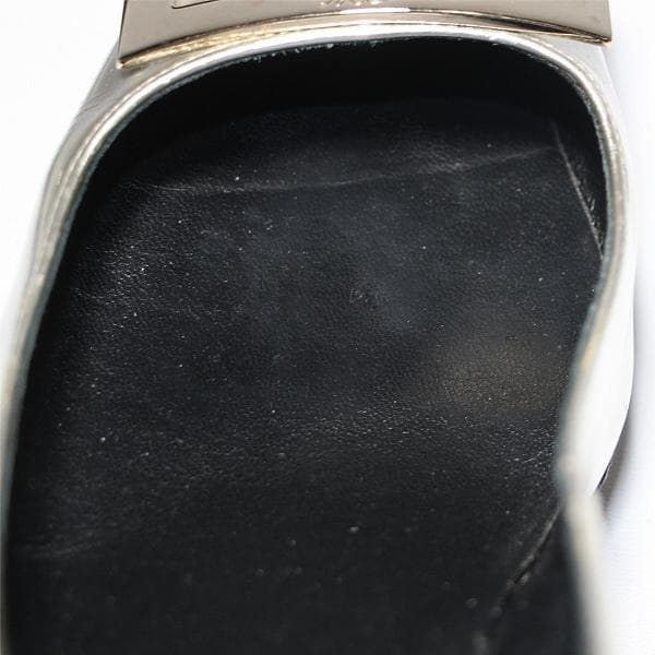 医*ダ様 Roger Vivier Trompette パンプス シルバー レザ