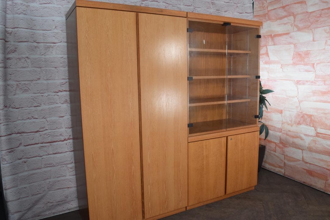 Knoll / ノール 両開きキャビネット 役員書庫 観音書棚 1997年製 b