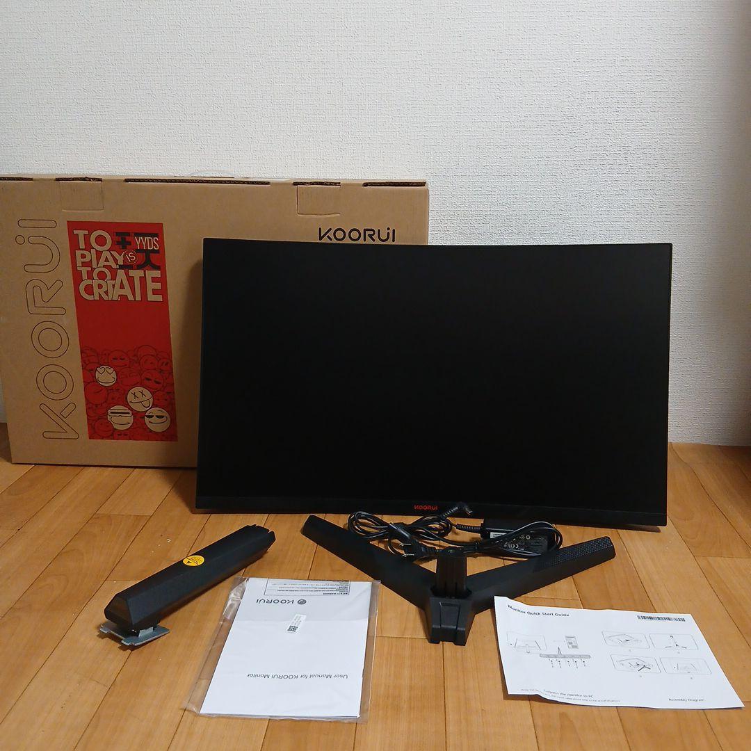 KOORUI 27E6QC 27インチ湾曲モニター 美品