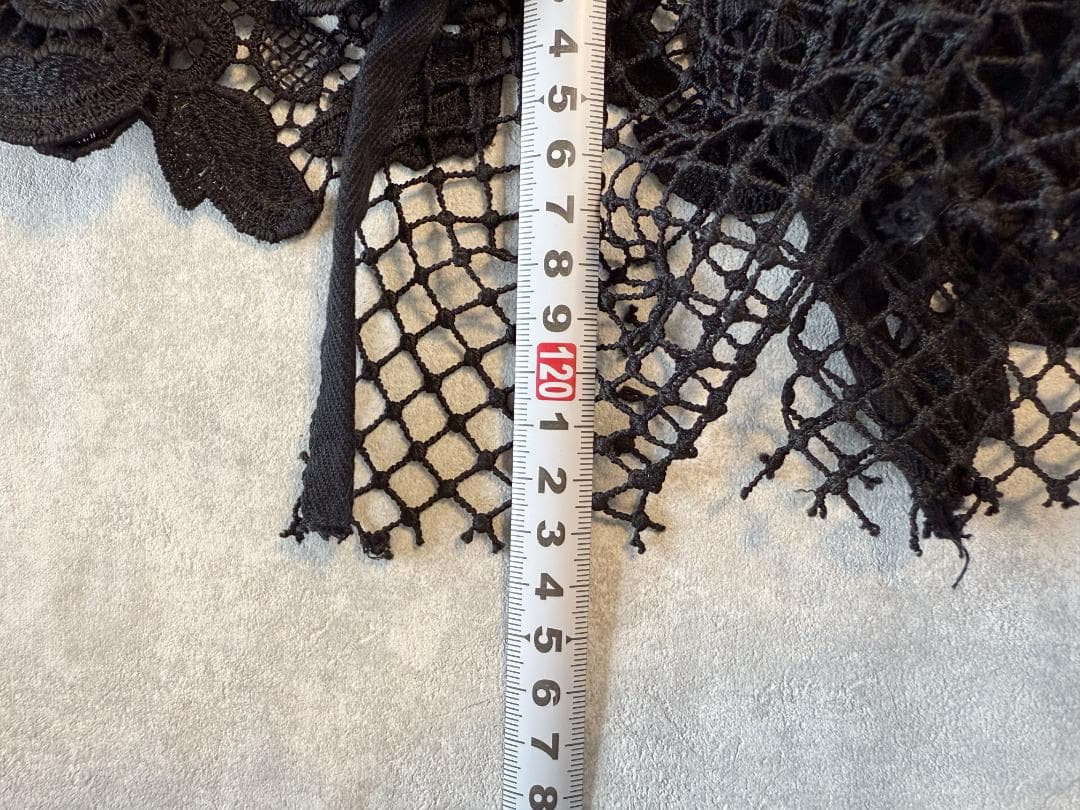 N°21（ヌメロヴェントゥーノ）アシンメトリー総レース切り替えワンピース