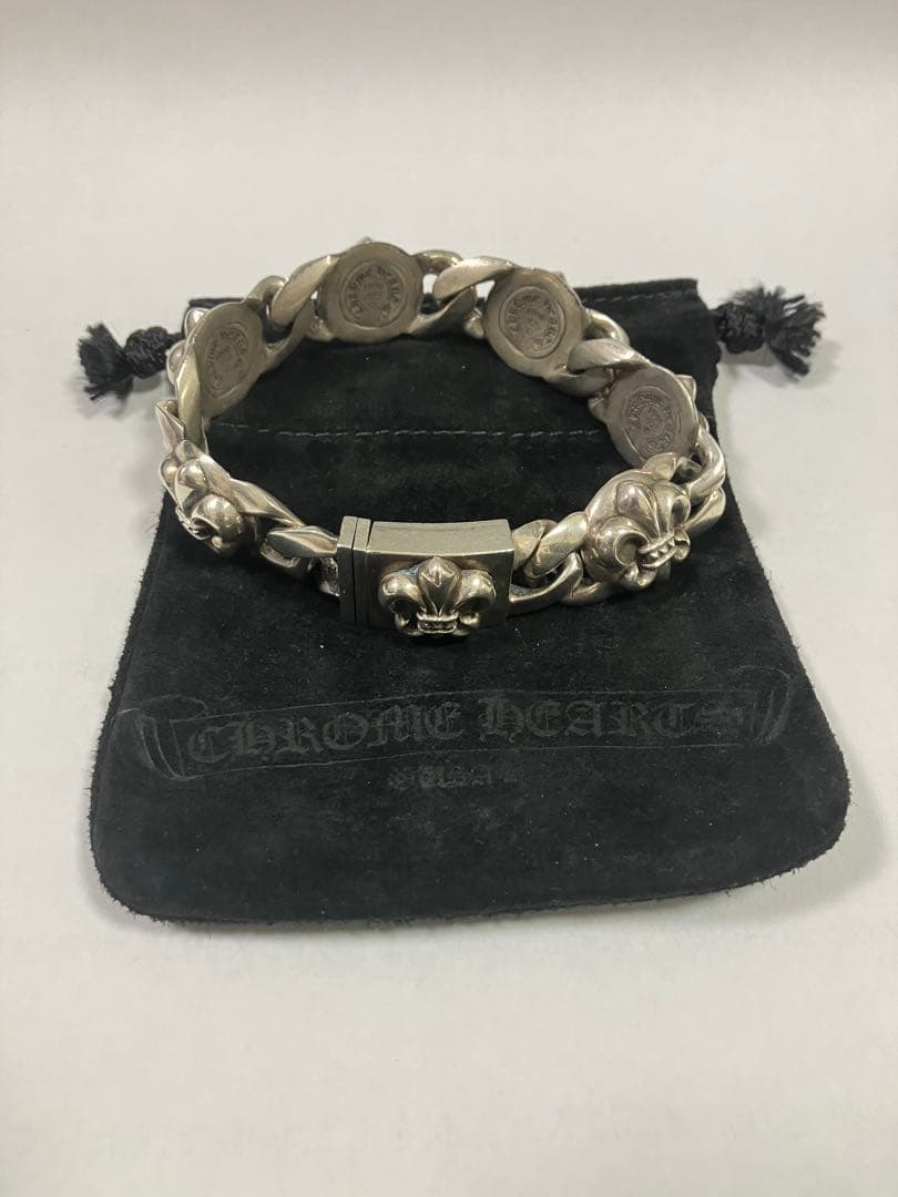 CHROME HEARTS シルバー6LinkBSフレアリンクブレスレット