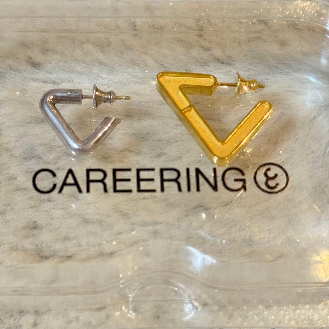 JJCAREERING TRIANGLEトライアングル ピアス シルバー