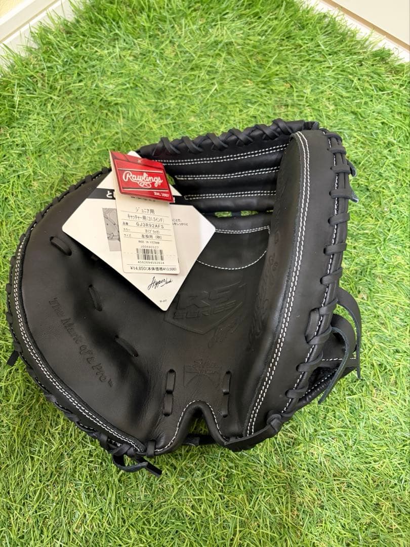 ローリングス 軟式 少年 左 キャッチャー ミット GJ3R92AFS ブラック