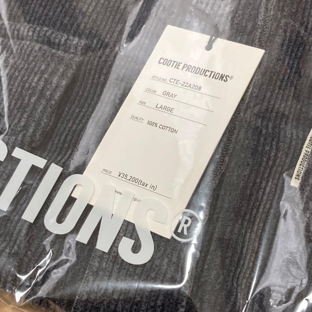 COOTIE PRODUCTIONS コーデュロイCPOシャツ　L