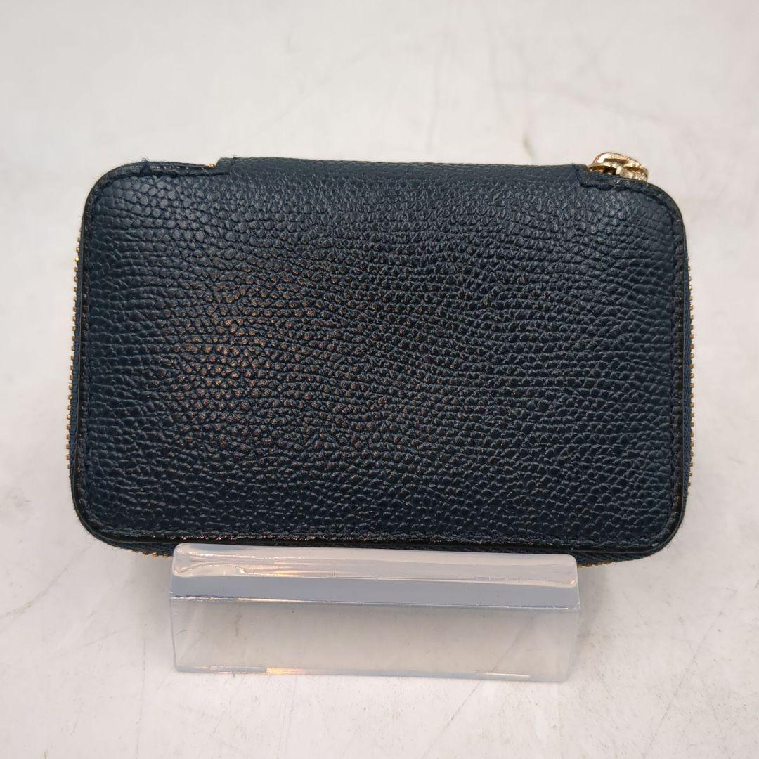 極美品✨　ヴァレクストラ レザー ケース　小銭入れ カードケース ネイビー