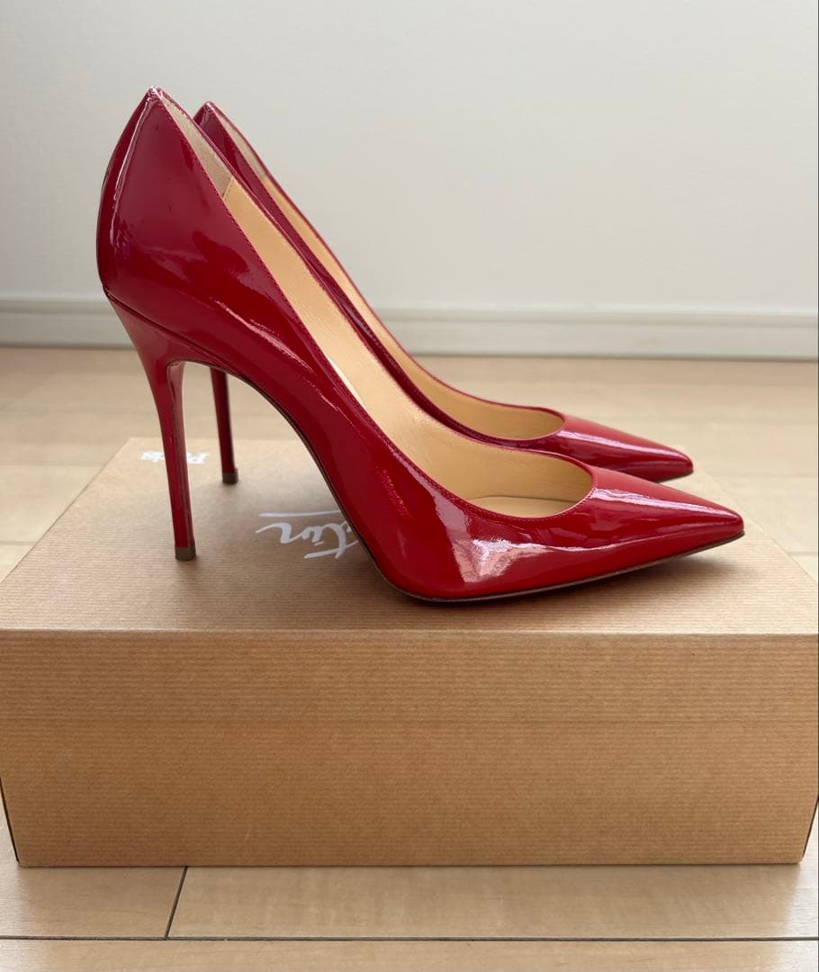 超美品 ルブタン Decollete 554 Rouge de Mars正規品