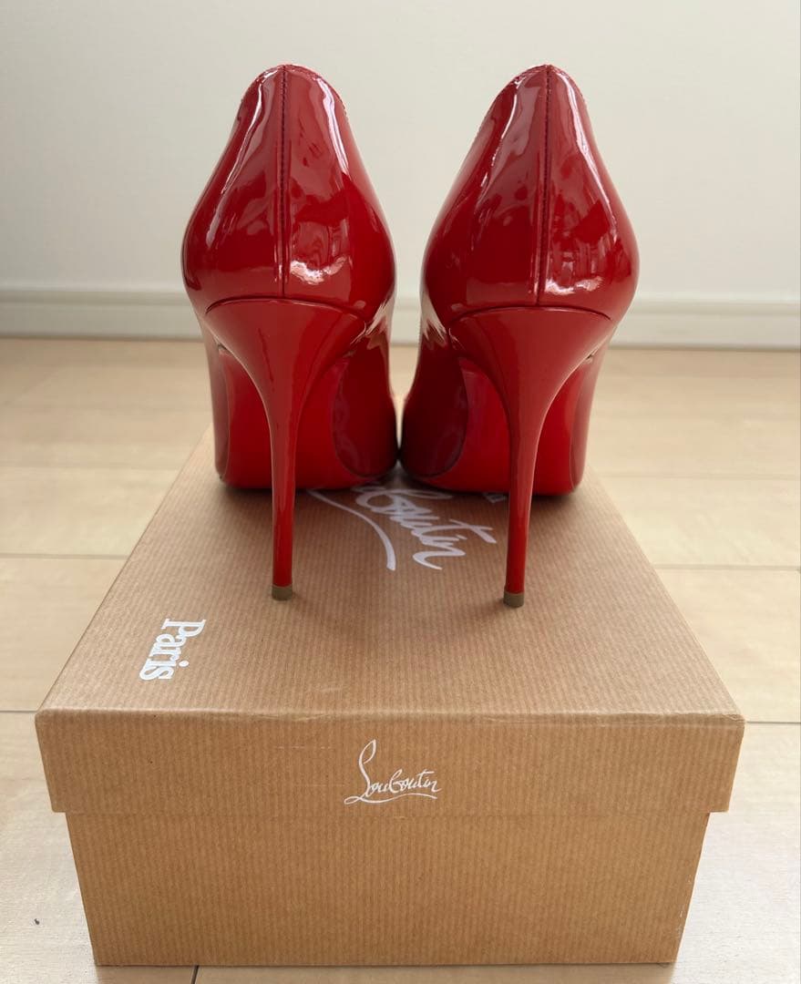 超美品 ルブタン Decollete 554 Rouge de Mars正規品