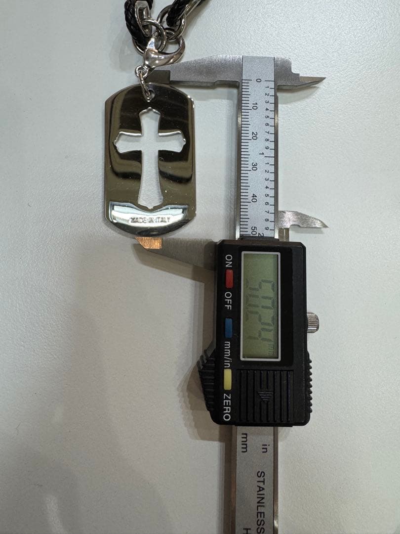 DOLCE&GABBANA ドルチェ&ガッバーナ クロス ドッグタグ ネックレス