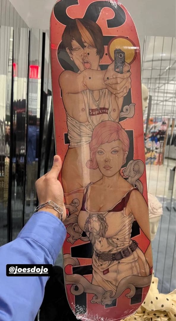 シュプリームSupreme Girls Skateboard \"Red\"デッキ