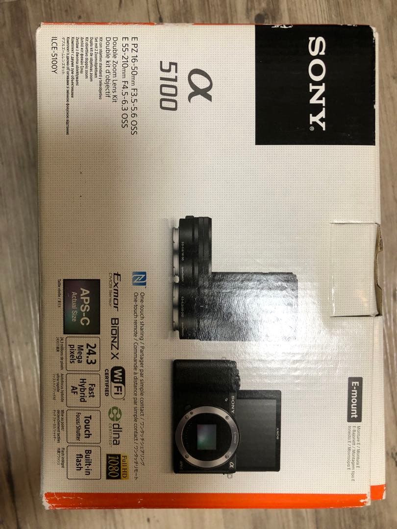 tsuki ミラーレス一眼　レンズ2本　レンズ保護２つ　茶色ケース