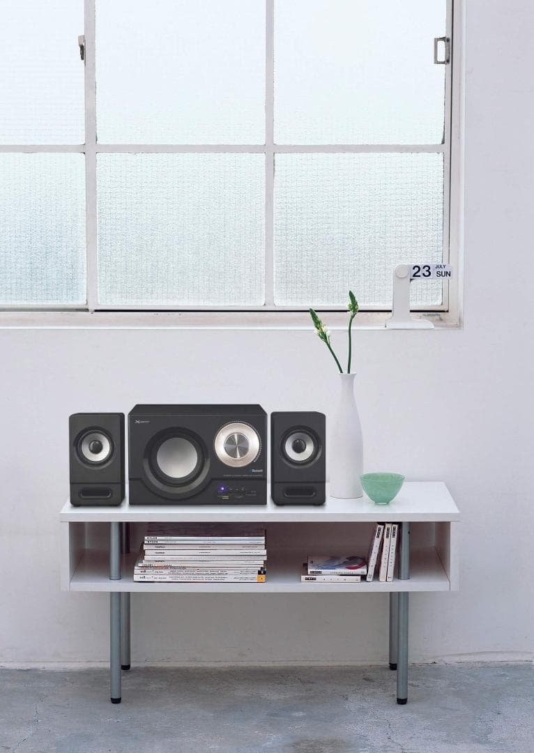 迫力の重低音 Bluetoothスピーカー コンパクト