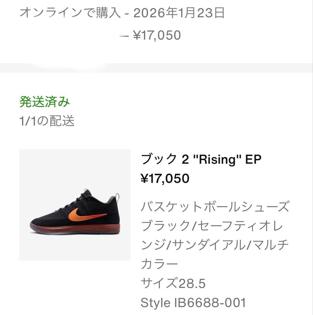 Nike BOOK 2 ナイキ　ブック　デビン　ブッカー　28.5 Rising