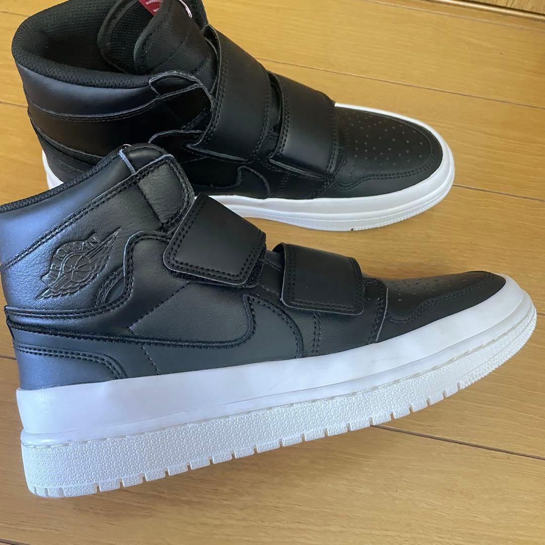 試着程度 ナイキ エアジョーダン1 レトロ ハイ ダブル ストラップ レザー27