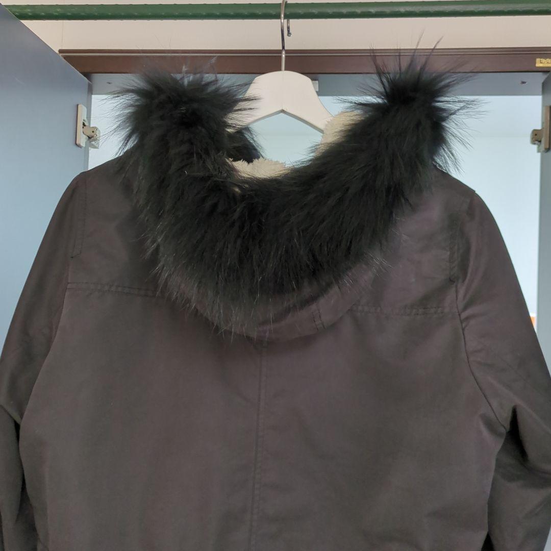 値段交渉可＊Rose Tiara フード付きダッフルコート ブラック