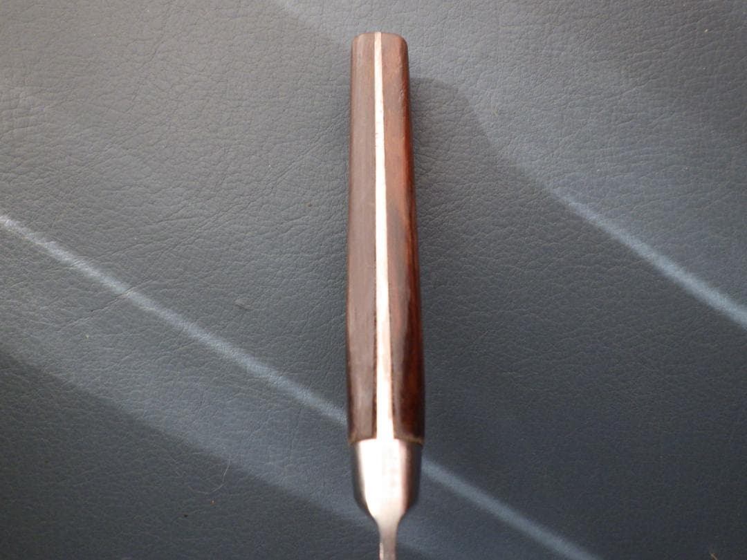 日本橋/木屋49層墨流スーパーゴールド粉末鋼包丁★黒檀柄★ダマスカス