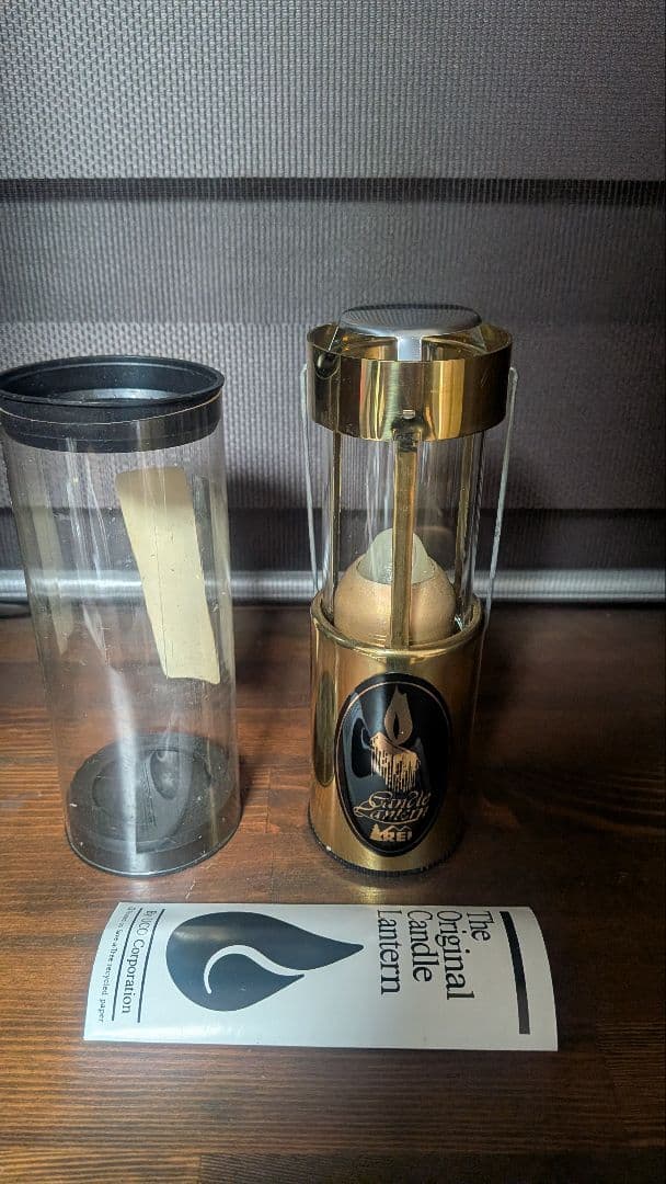 ラスト１ 未使用 レア初期型 REI 真鍮製 キャンドルランタン