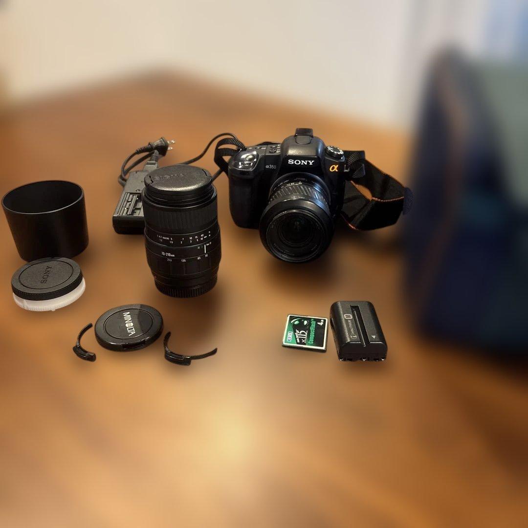 【動作確認済】SONY α 一眼レフカメラ ズームレンズ付き