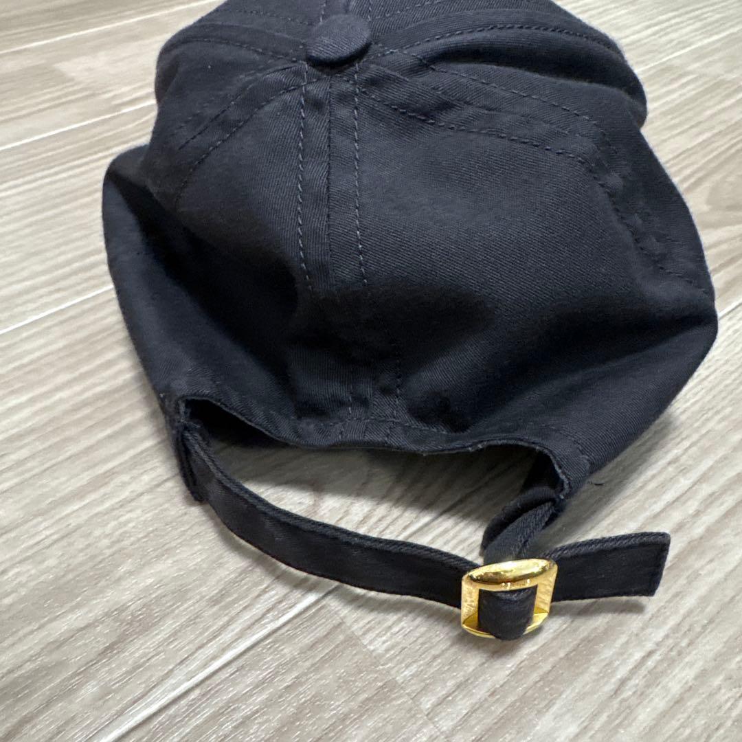 CELINE ブラック ベースボールキャップ　M