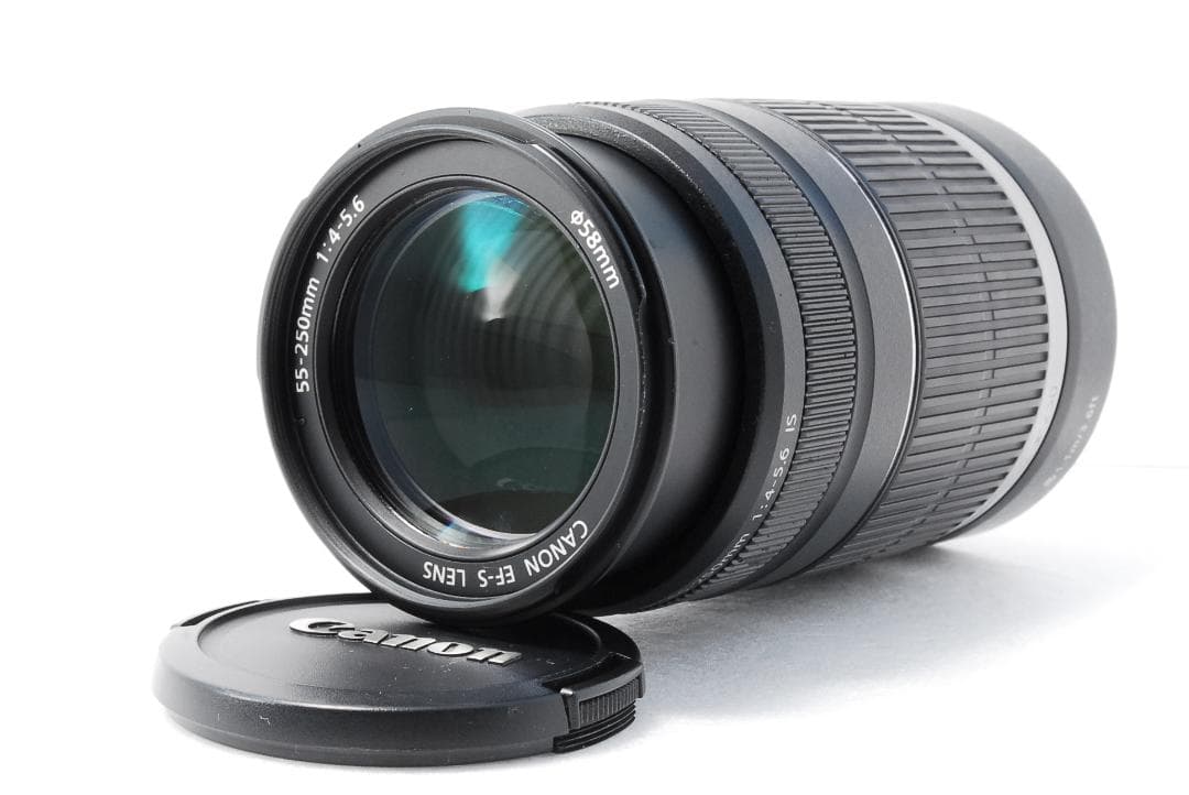 ❤️美品❤️ Canon EF-S55-250㎜ IS 望遠レンズ 手振れ補正
