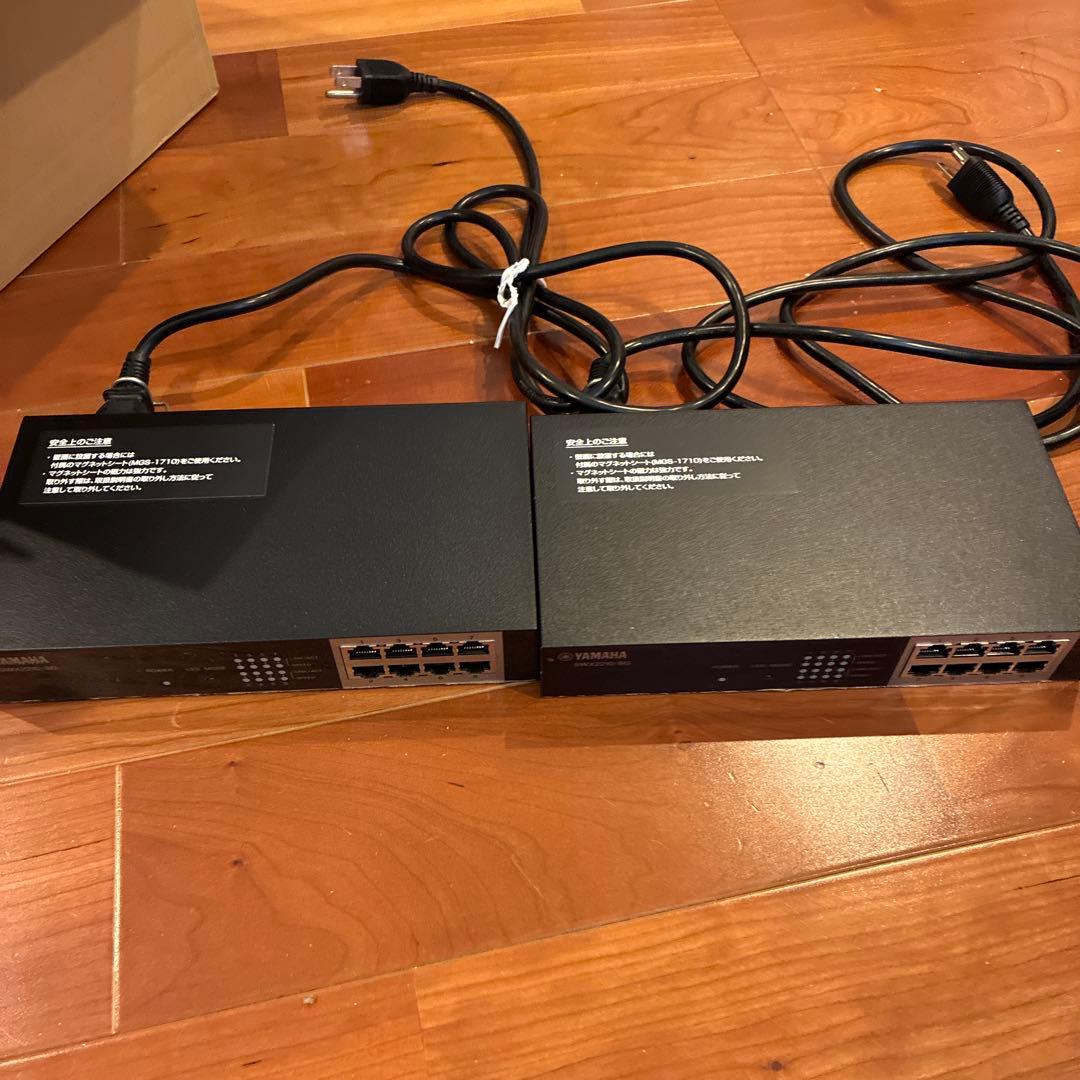 YAMAHA SWX2210-8G スイッチングハブ　2台　箱無し