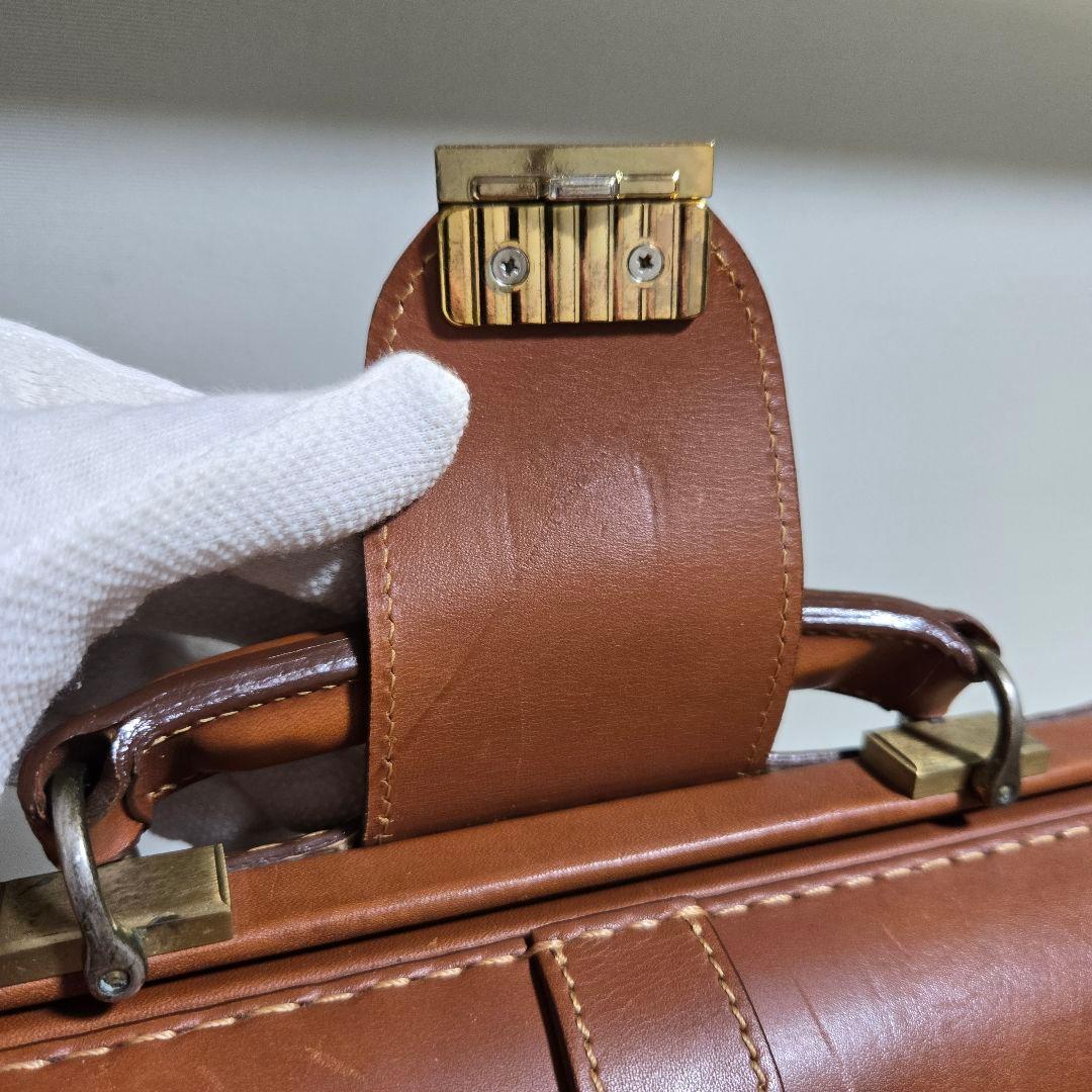 ★激レア★土屋鞄 旧ロゴ ミニ 鍵付きドクターバッグ　ボストンバッグ