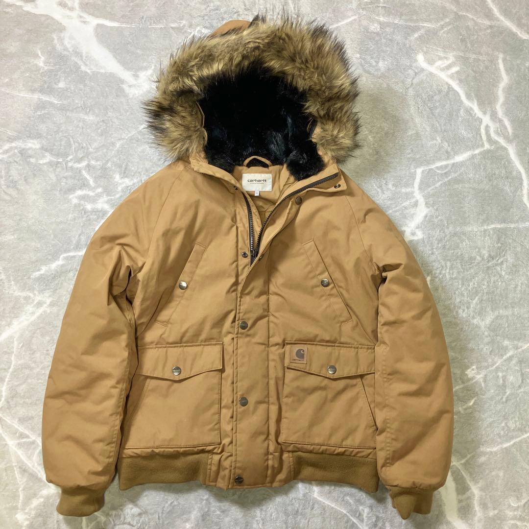 Carhartt モッズコート トラッパージャケット 2way キャメル L