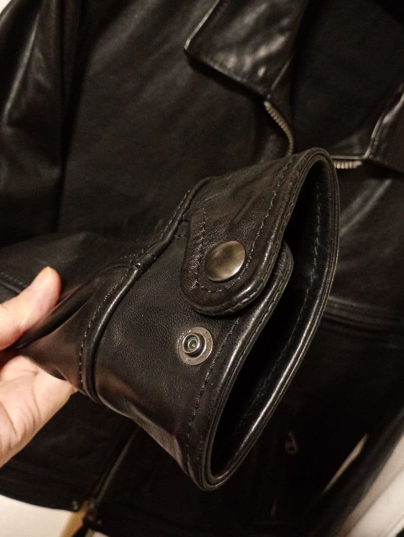 馬革 ホースハイドレザー　シングルライダースジャケット