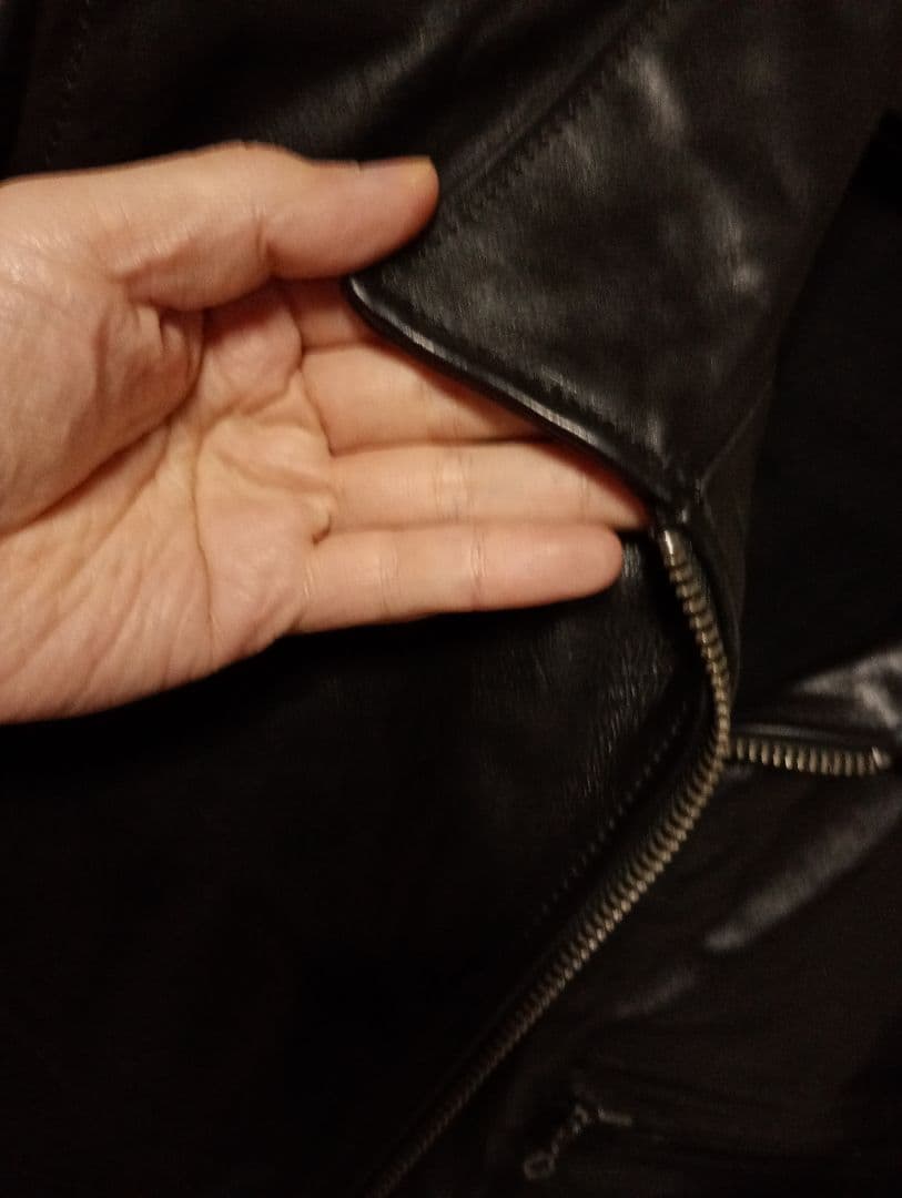 馬革 ホースハイドレザー　シングルライダースジャケット