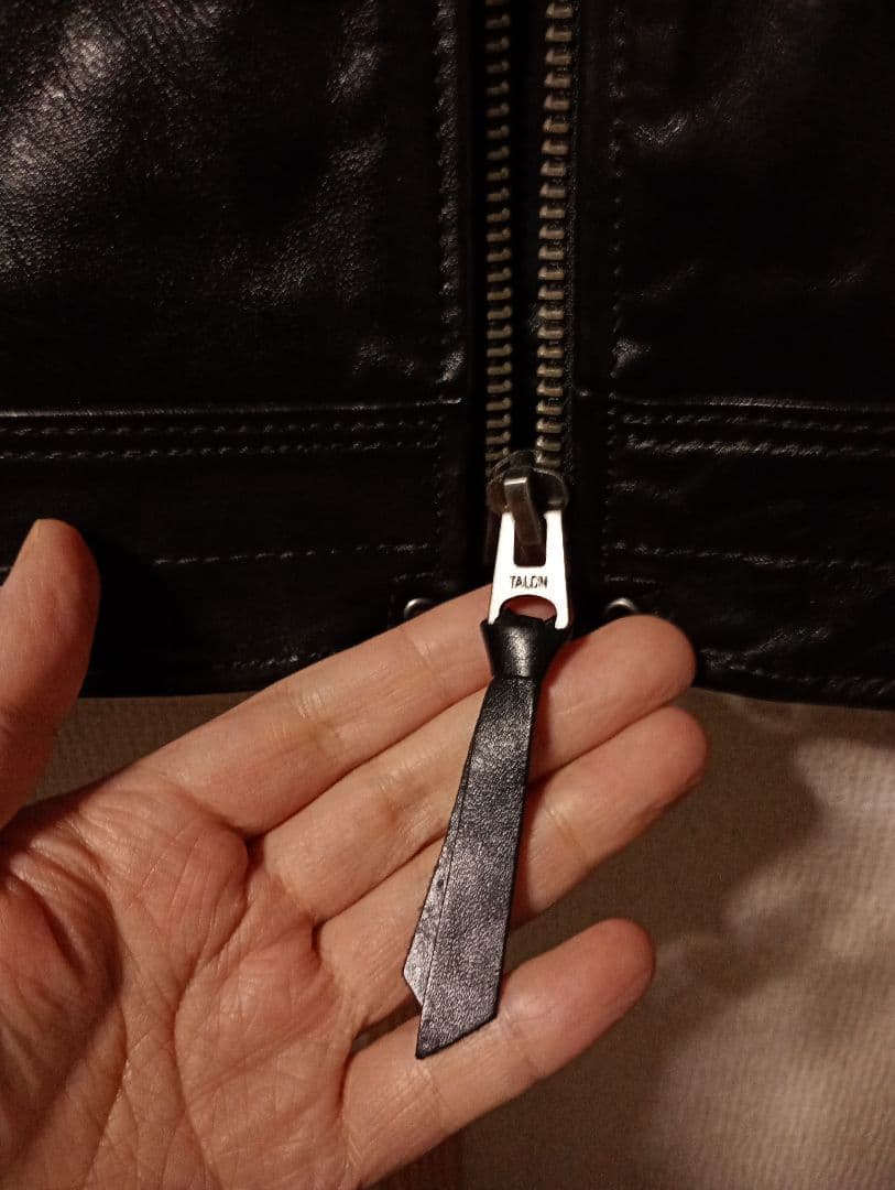 馬革 ホースハイドレザー　シングルライダースジャケット