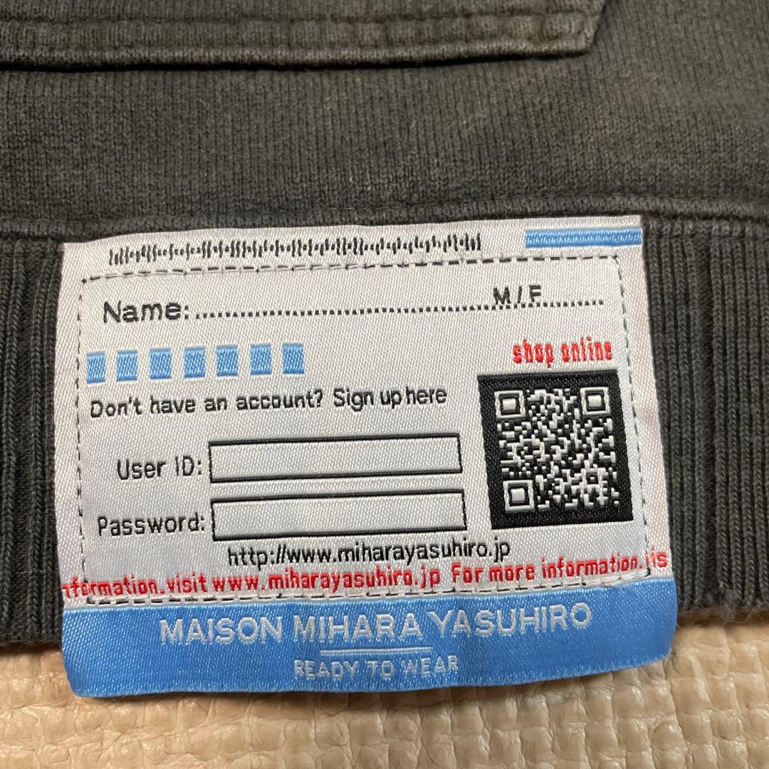 メゾンミハラヤスヒロ　23AW Vintage-like Hoodie パーカー