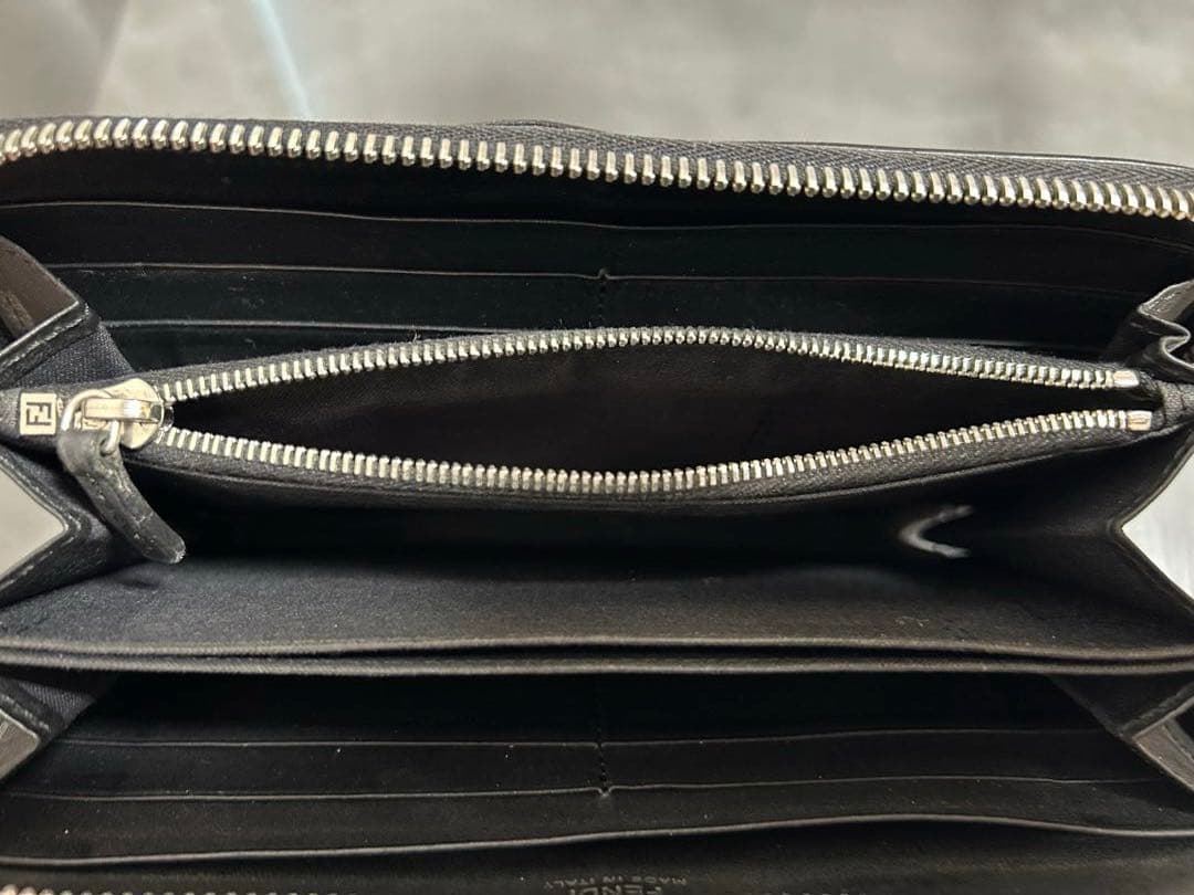 ◼️FENDI 7M0210 モンスターアイ 長財布 黒 正規品◼️