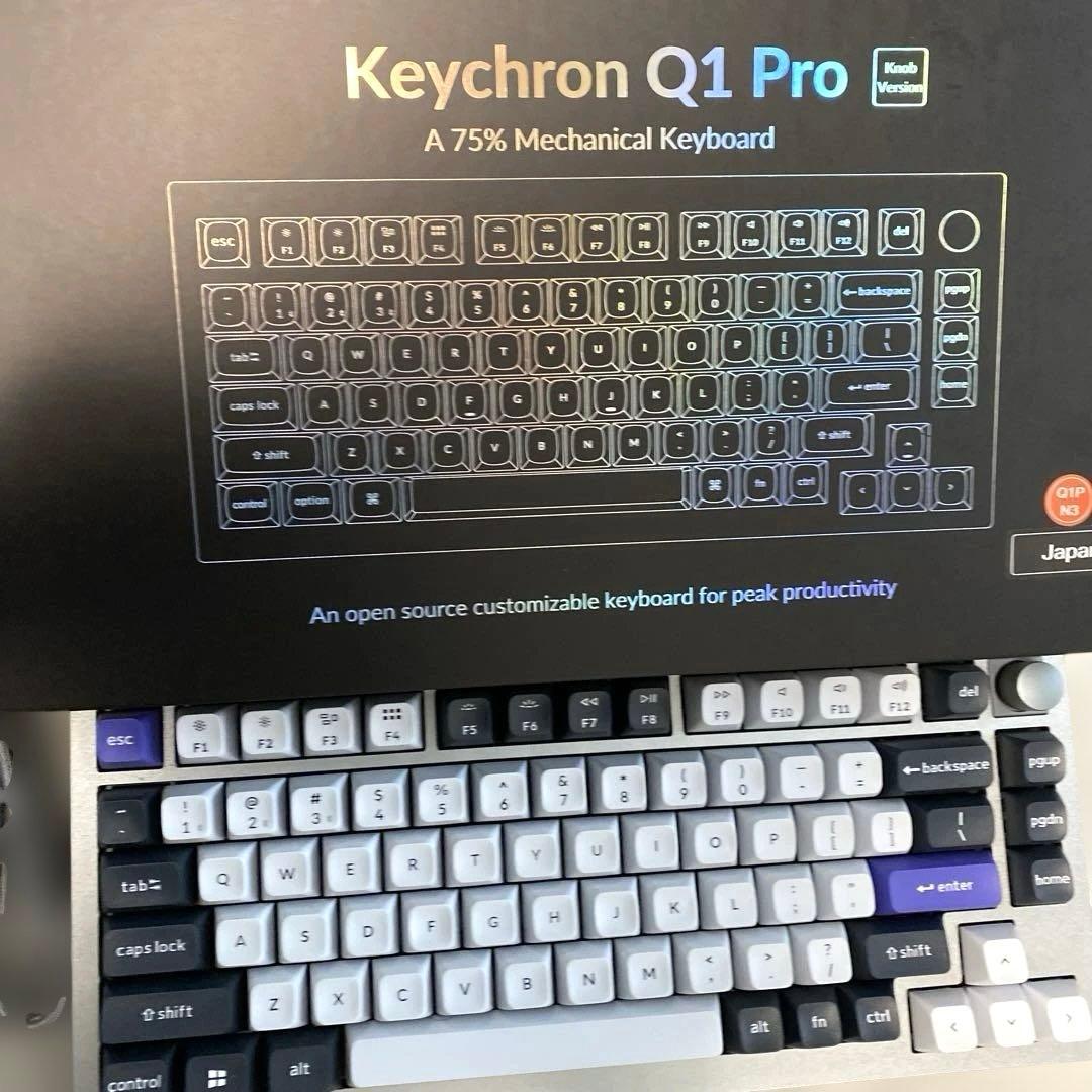 Keychron Q1 Pro メカニカル茶軸 美品