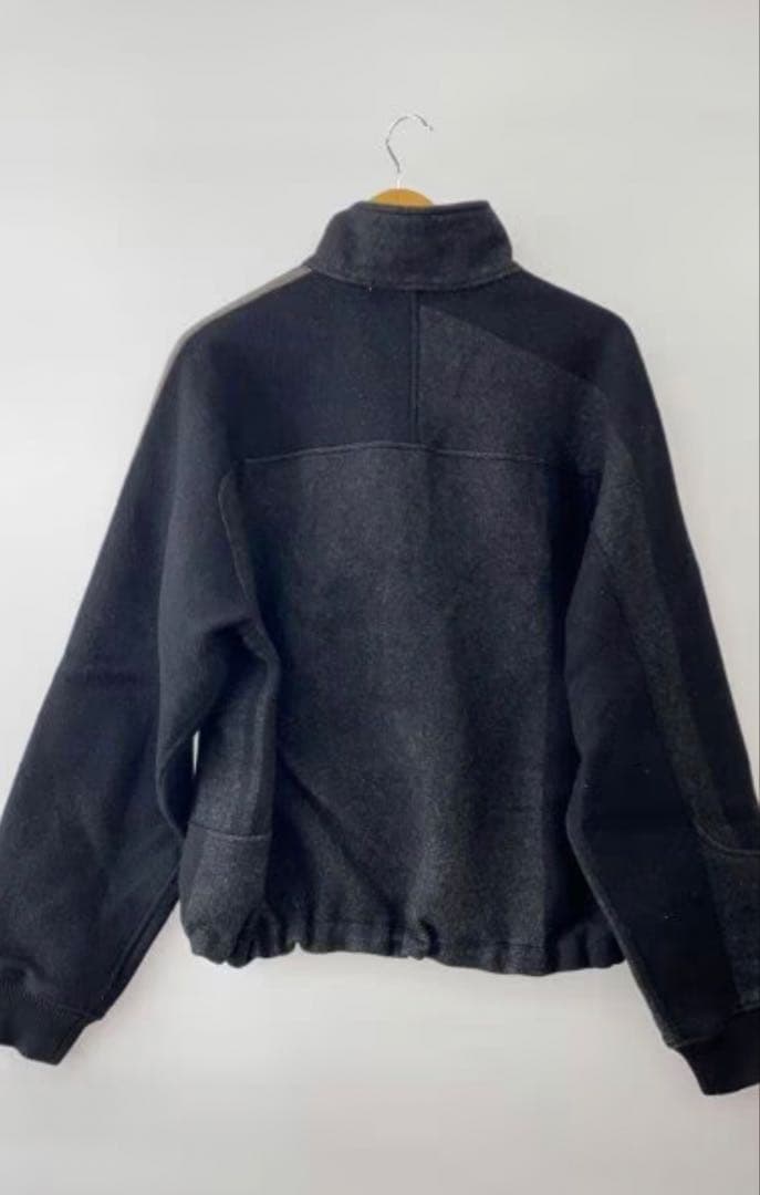 Y-3 ウール ジップアップトラックジャイケット ブラック