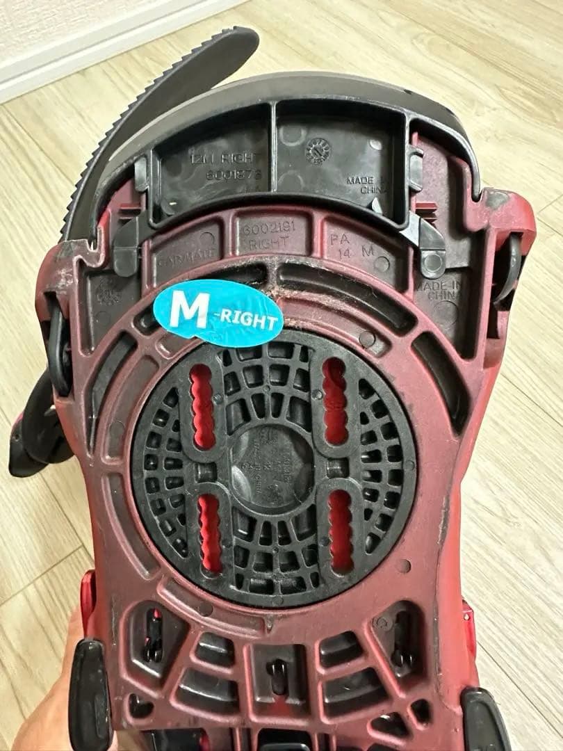 FLUX スノーボード ビンディング レッド