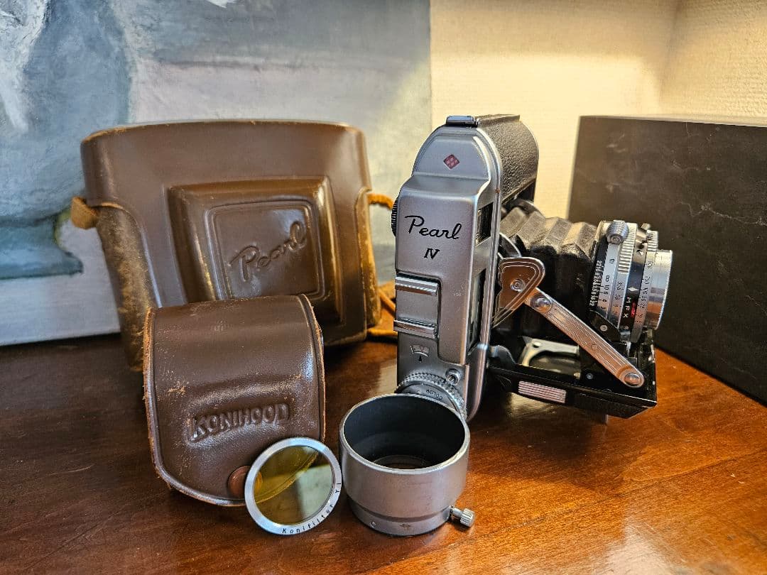 小西六 Konishiroku Pearl IV Hexer 75mm F3.5