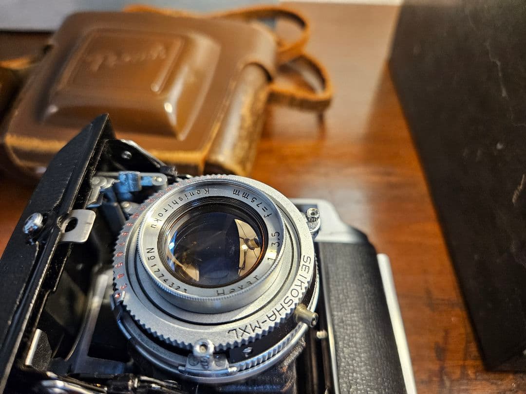 小西六 Konishiroku Pearl IV Hexer 75mm F3.5