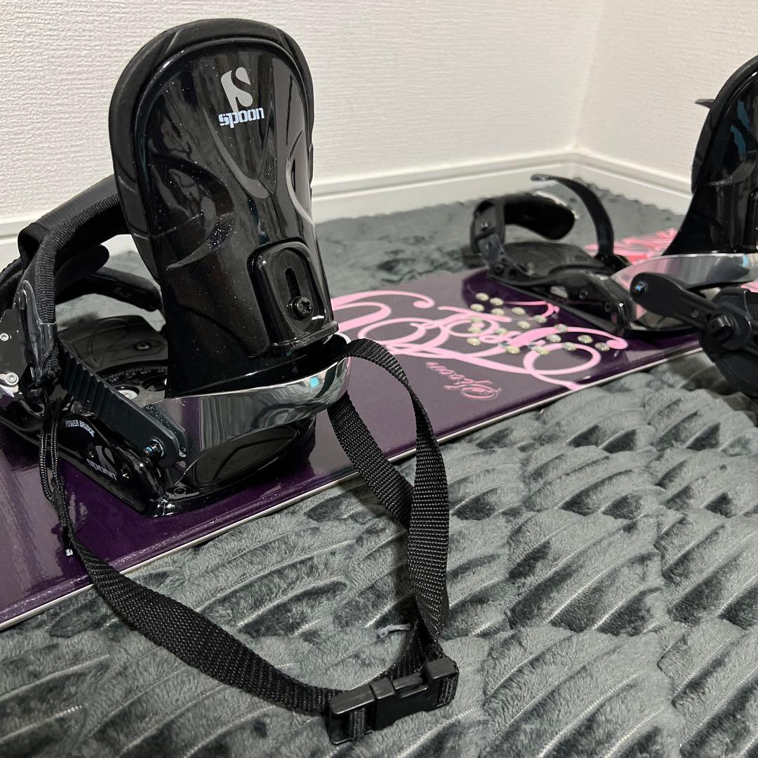 ◆美品◆spoon fly 137 ビンディング セット スノーボード